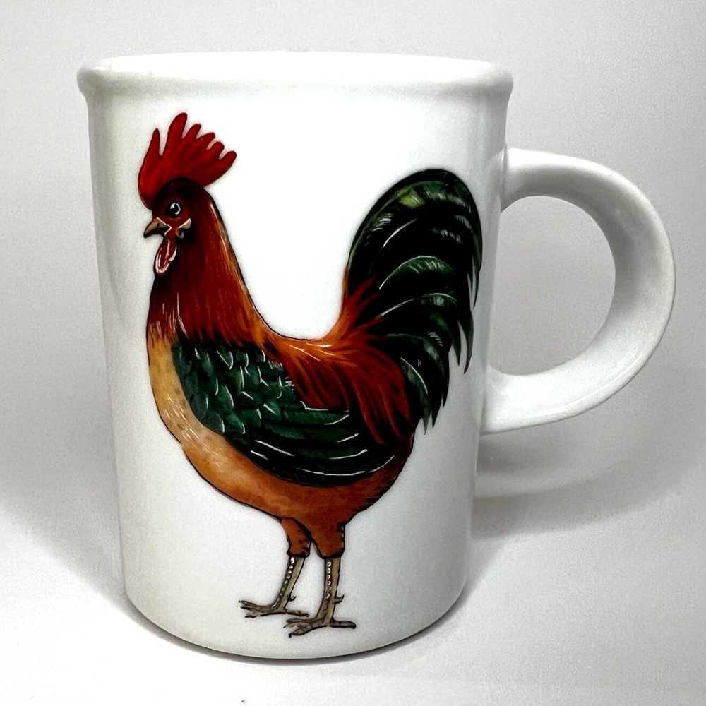 Rooster Mug Danesco Canada Porcelain Ceramic